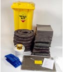 GSKM General Purpose Spill Kit in Wheeled Bin